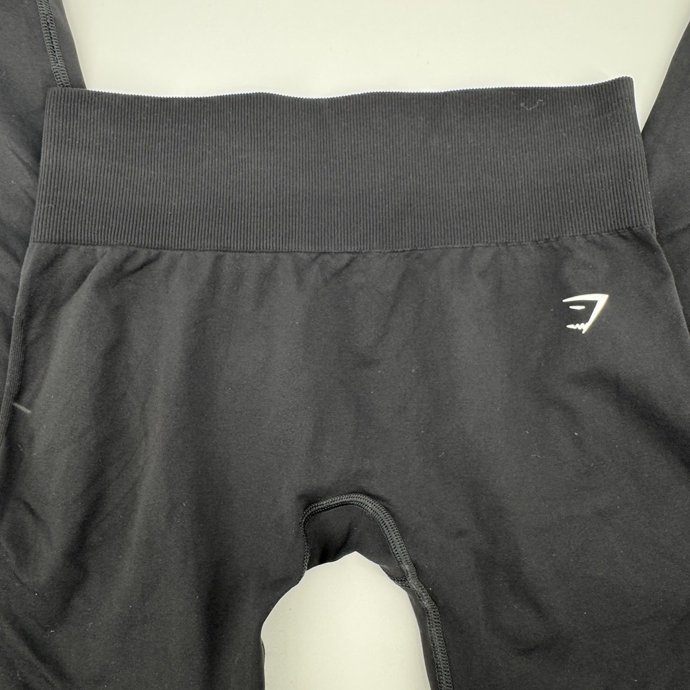Gymshark Everyday Seamless Black High Waisted Leggings Women's Medium M Athletic - Picture 4 of 12